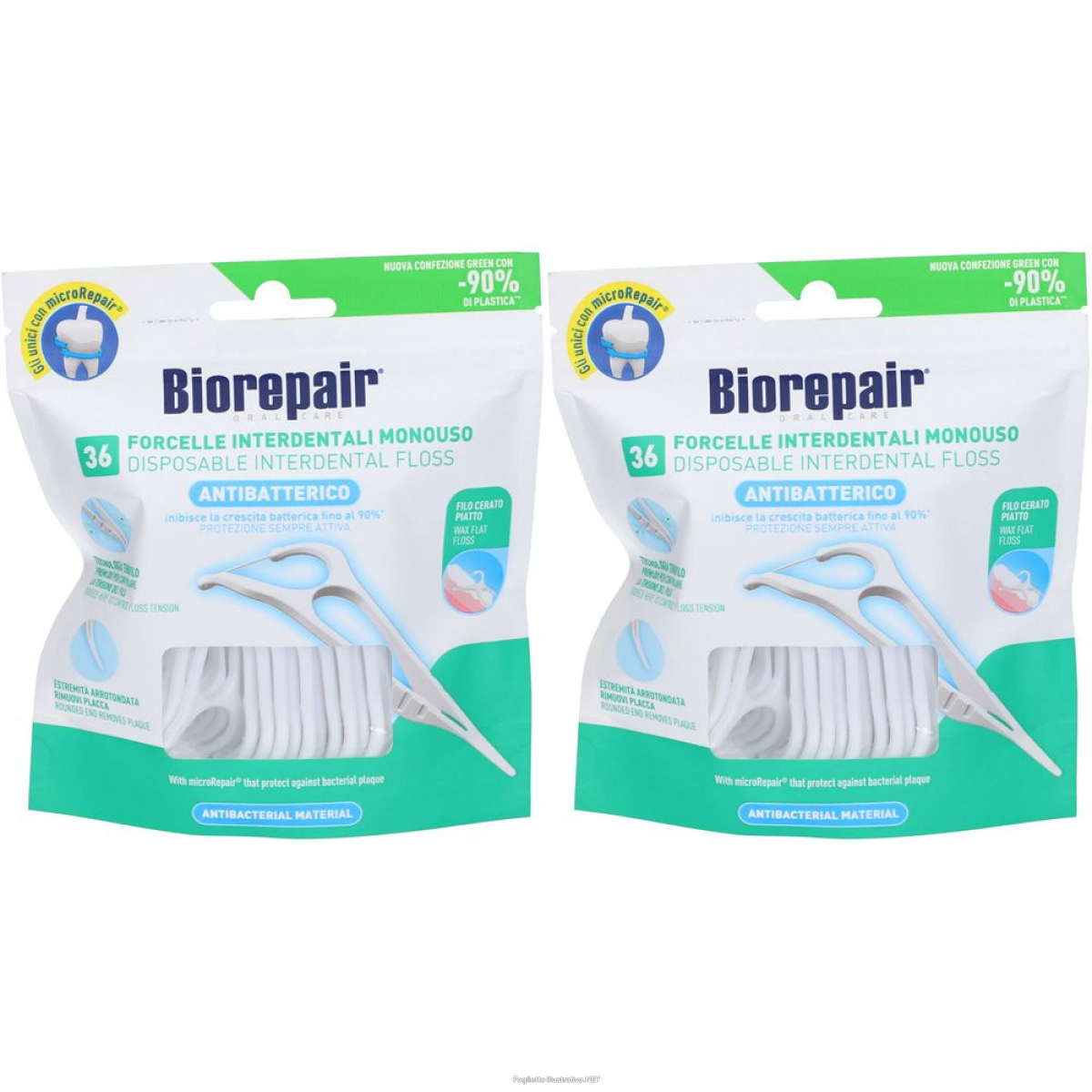 Trova Offerte di biorepair® forcelle antibatteriche interdentali set da 2 2x36 st e compra online