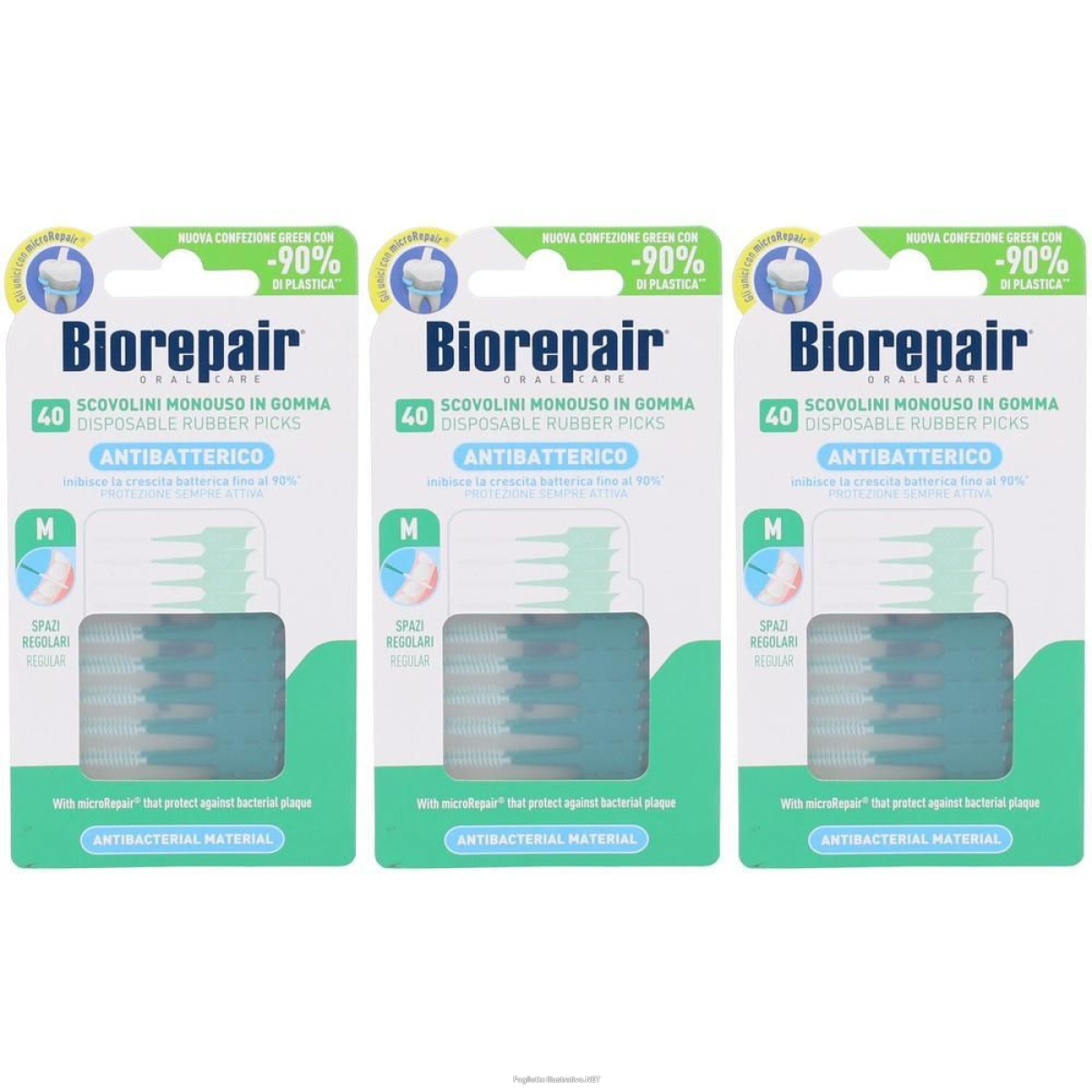 Trova Offerte di biorepair® scovolini antibatterici in gomma regular 3x1 st e compra online