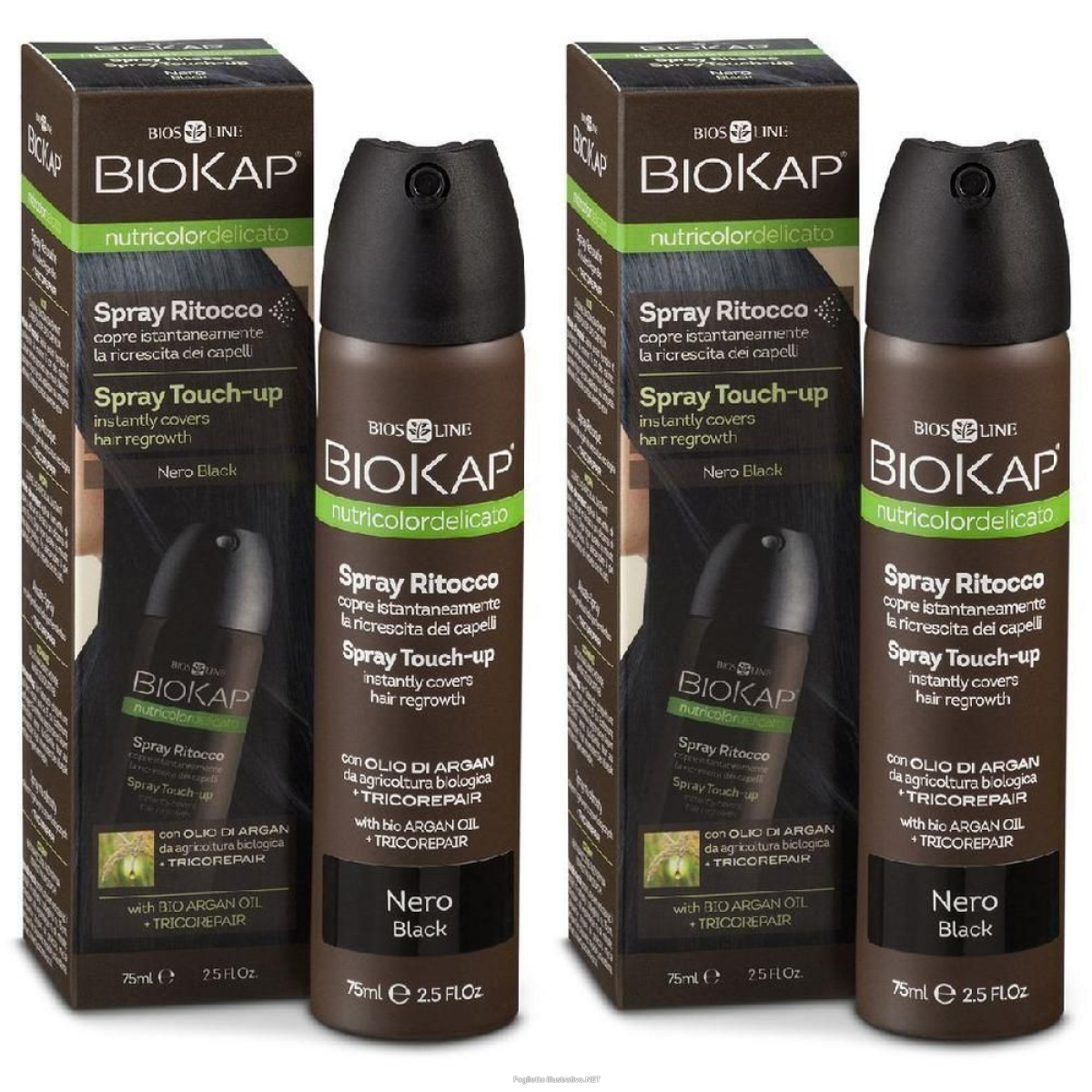 Trova Offerte di bios line biokap nutricdel spray ritocco nero 75 ml 2x75 ml e compra online