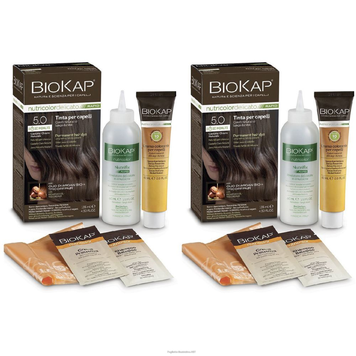 Trova Offerte di bios line biokap® nutricolor tinta delicato rapid 5.0 castano chiaro n e compra online
