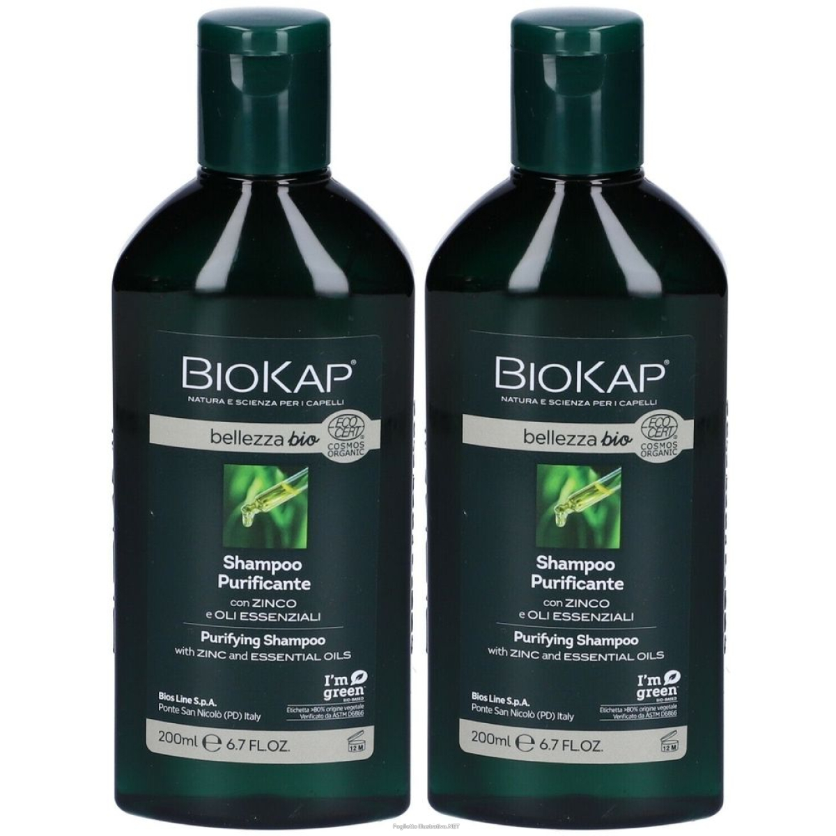 Trova Offerte di bios line biokap® shampoo purificante set da 2 2x200 ml e compra online