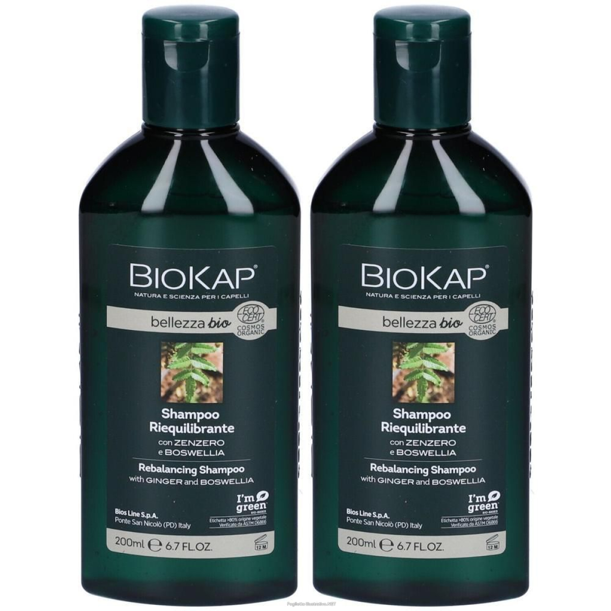 Trova Offerte di bios line biokap® shampoo riequilibrante 2x200 ml e compra online