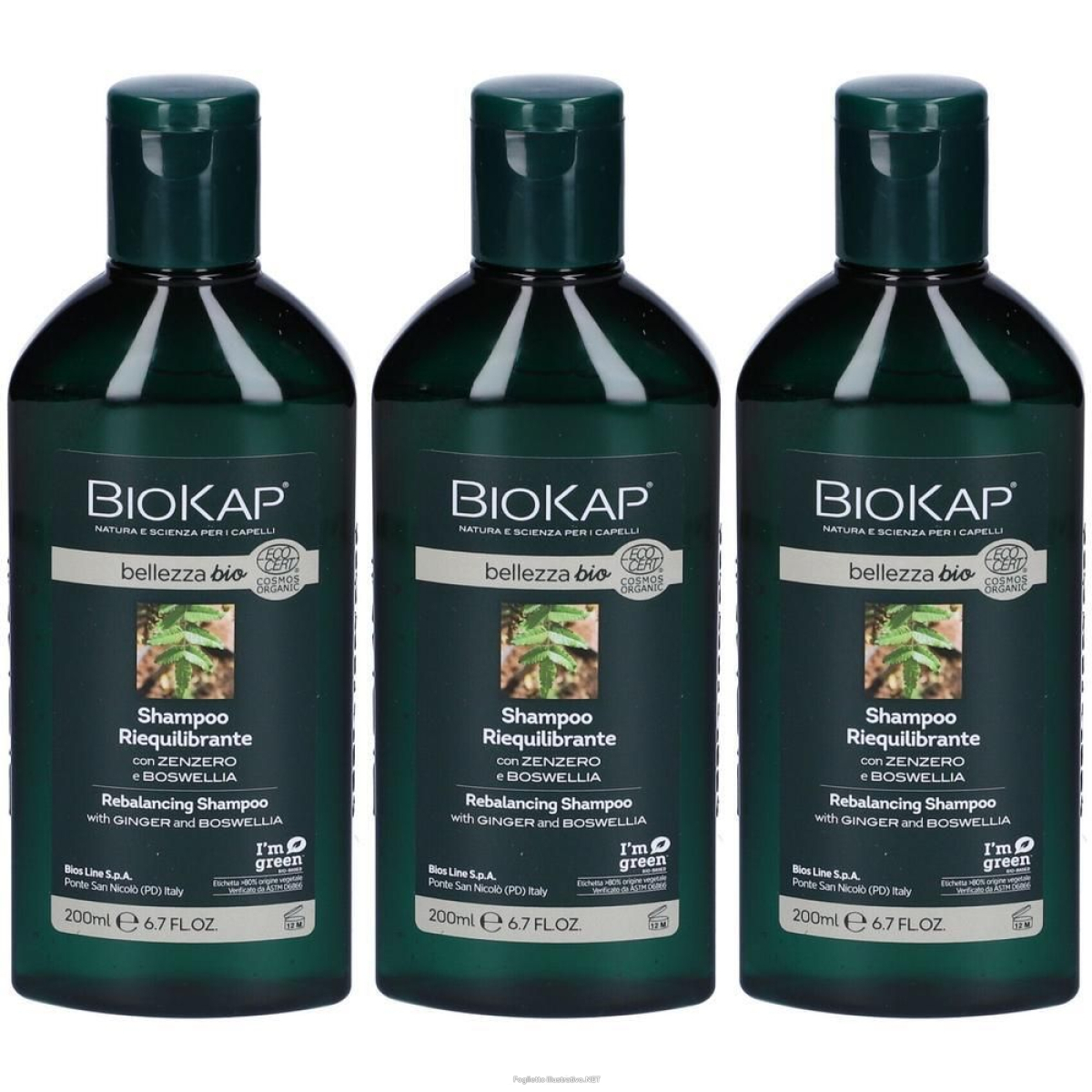 Trova Offerte di bios line biokap® shampoo riequilibrante 3x200 ml e compra online