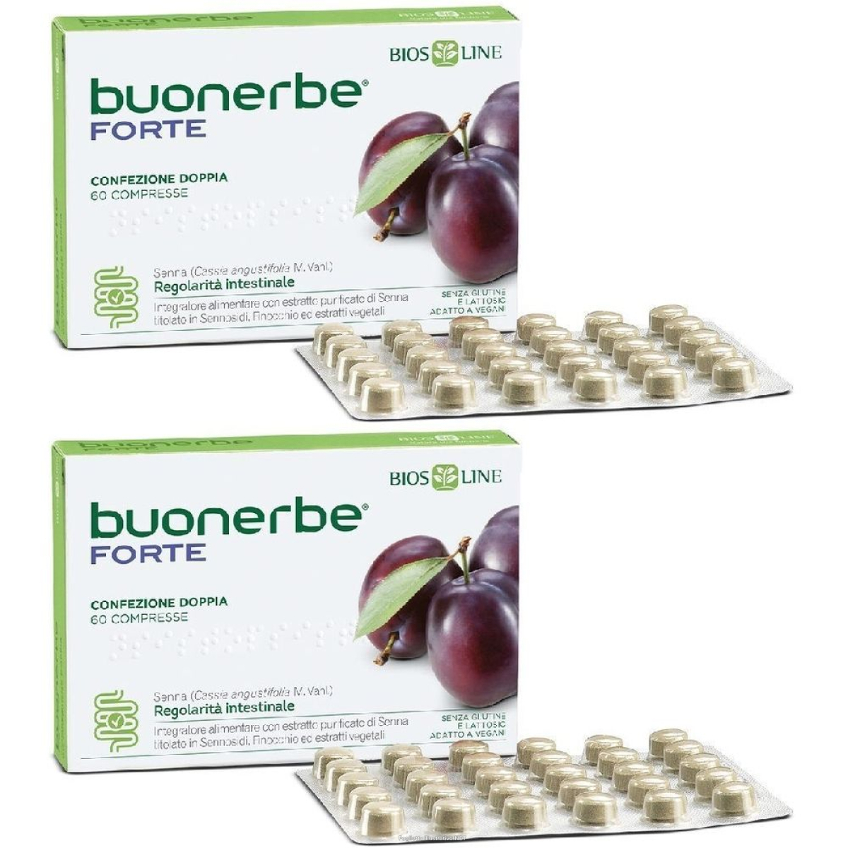 Trova Offerte di bios line buonerbe® forte set da 2 2x60 pz compresse e compra online