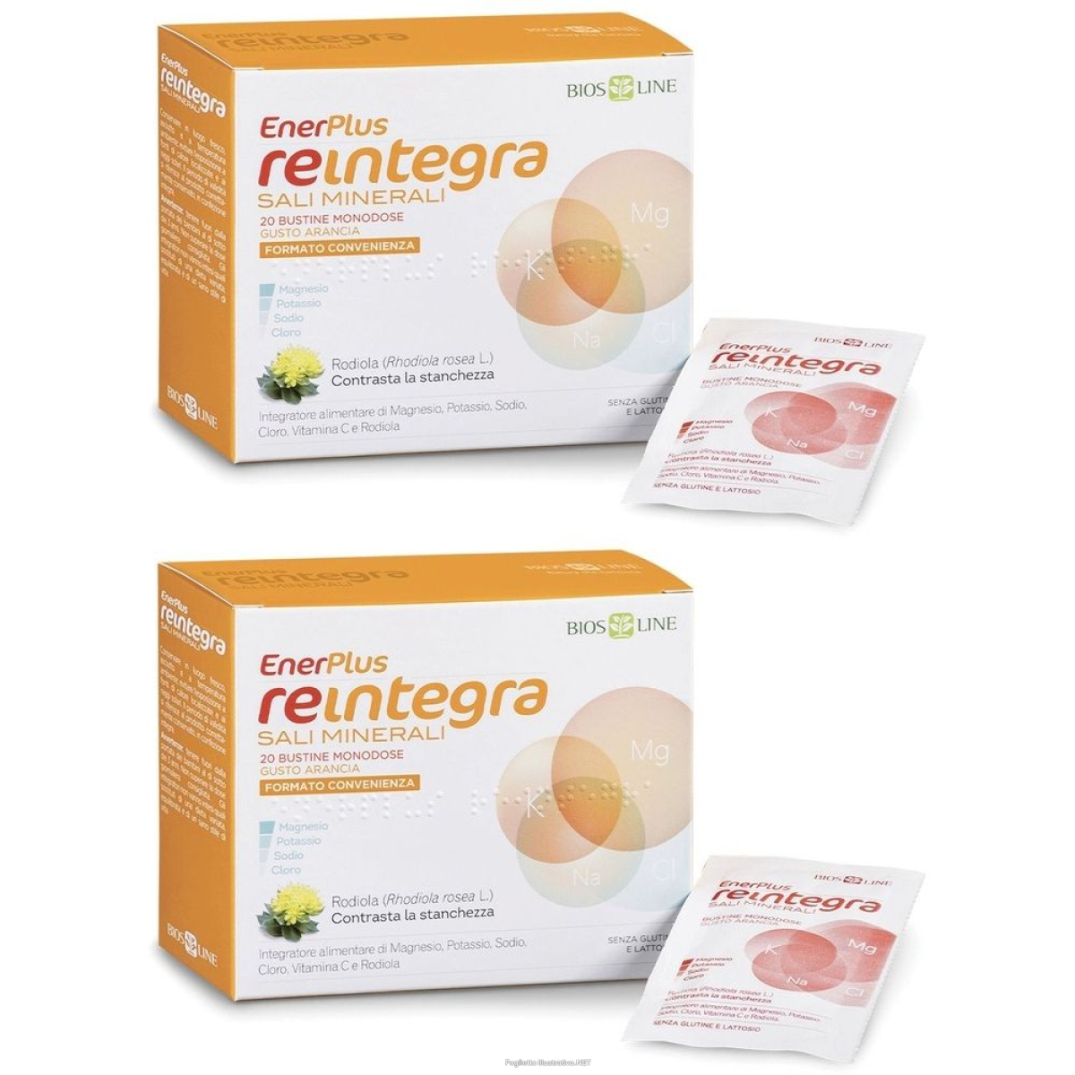 Trova Offerte di bios line enerplus reintegra bustine gusto arancia set da 2 g polvere e compra online
