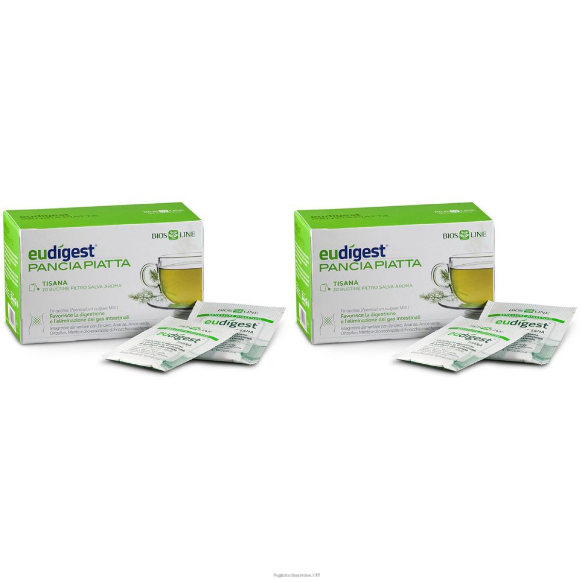 Trova Offerte di bios line eudigest pancia piatta tisana set da 2 2x40 g polvere per so e compra online