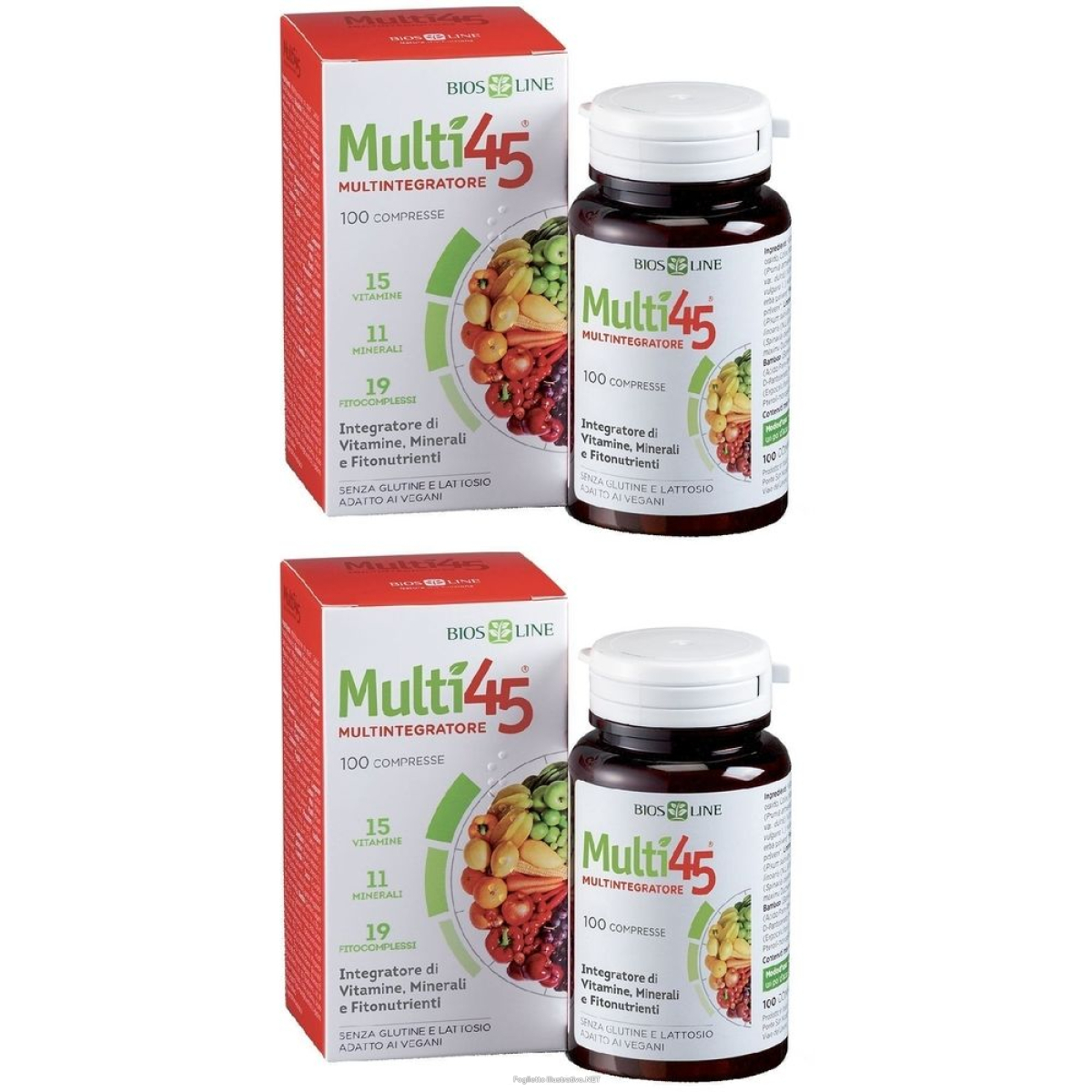 Trova Offerte di bios line multi45 set da 2 2x1 pz compresse e compra online
