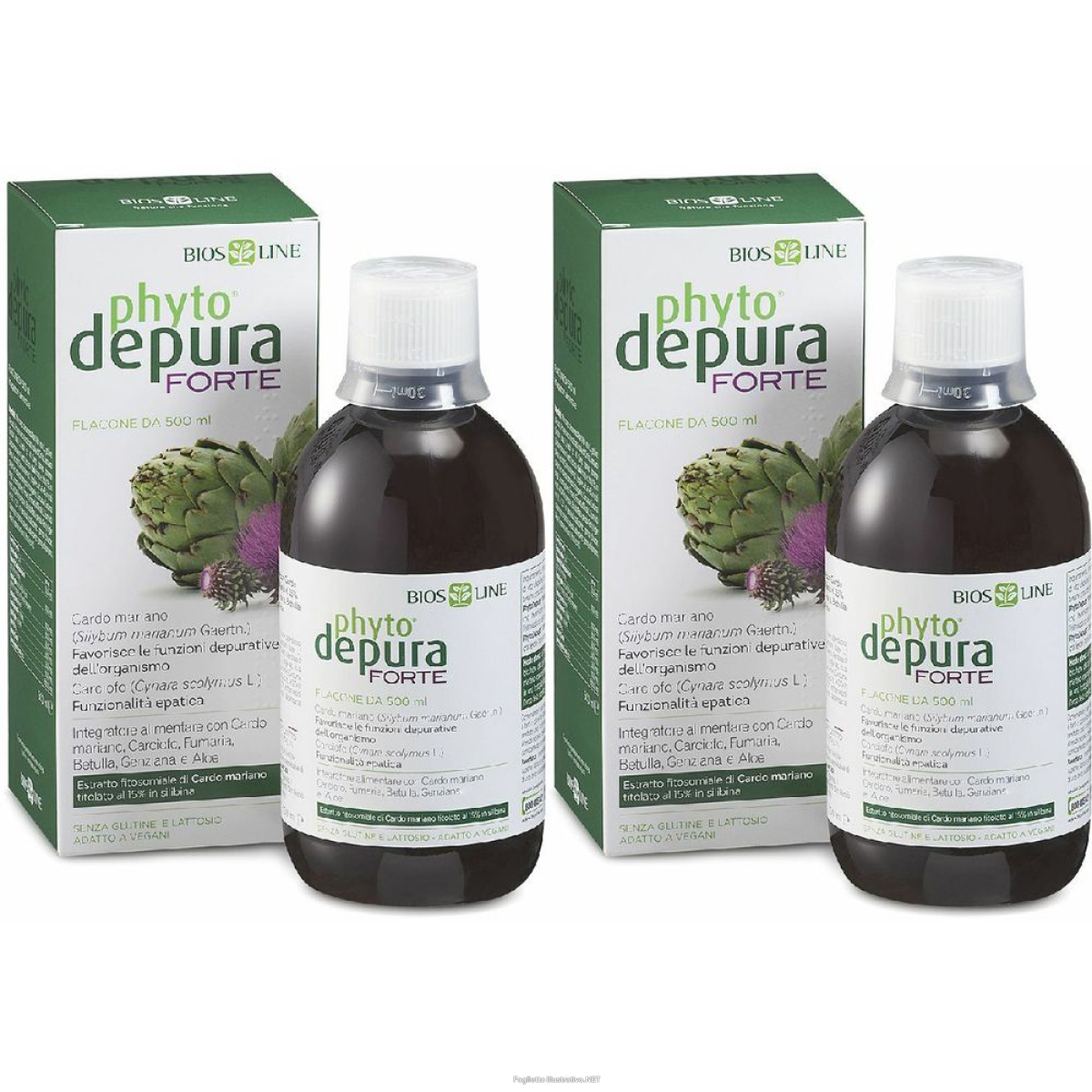 Trova Offerte di bios line phytodepura forte set da 2 2x500 ml soluzione orale e compra online