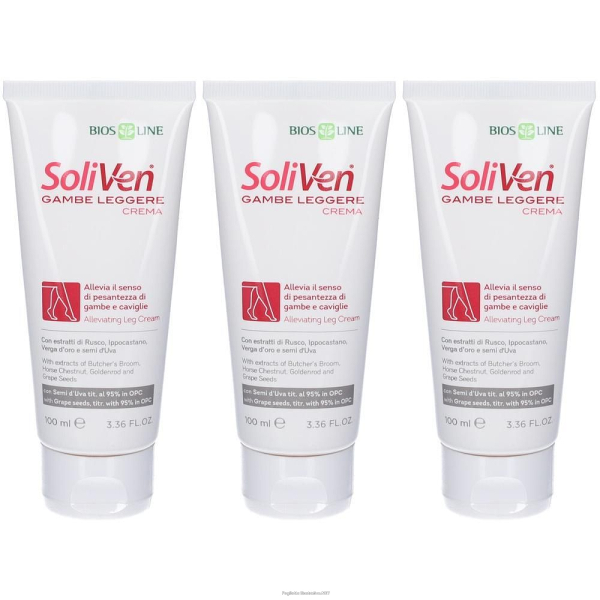 Trova Offerte di bios line soliven gambe leggere crema 3x100 ml e compra online