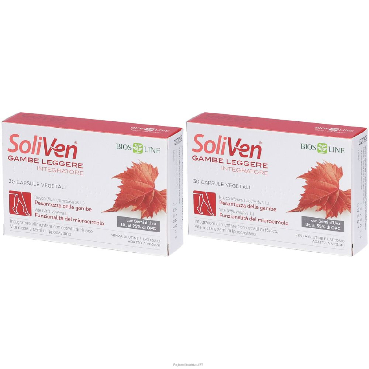 Trova Offerte di bios line soliven gambe leggere set da 2 2x1 pz capsule e compra online