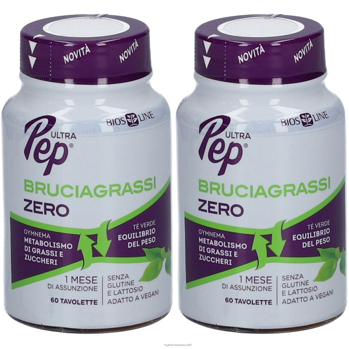 Trova Offerte di bios line ultra pep® bruciagrassi zero set da 2 2x60 g compresse e compra online