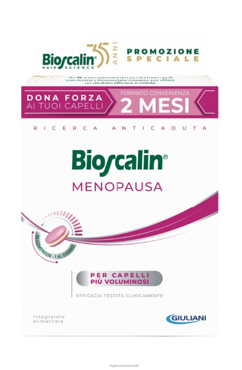 Trova Offerte di bioscalin menopausa 60 compresse - integratore per capelli voluminosi e compra online