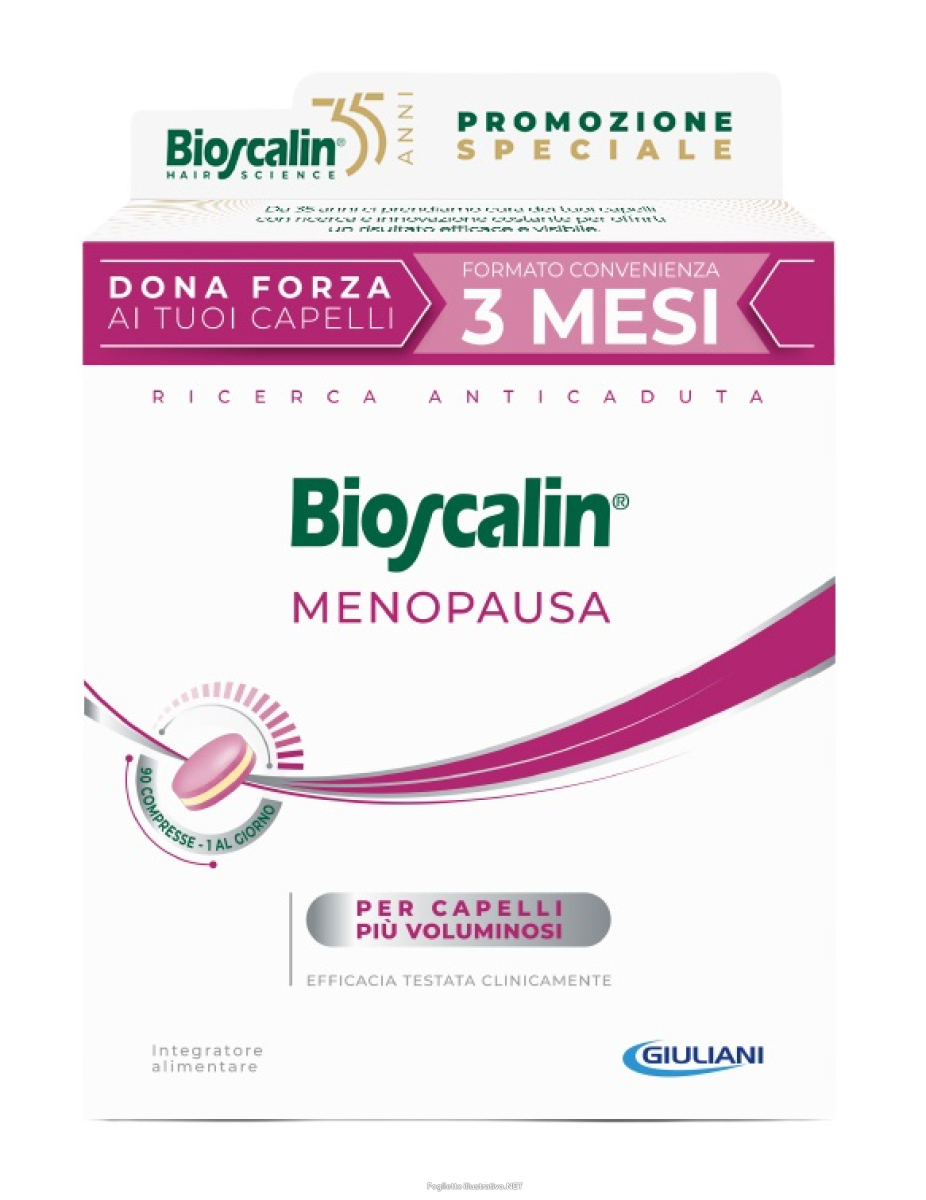 Trova Offerte di bioscalin menopausa integratore anticaduta capelli donna 90 compresse e compra online