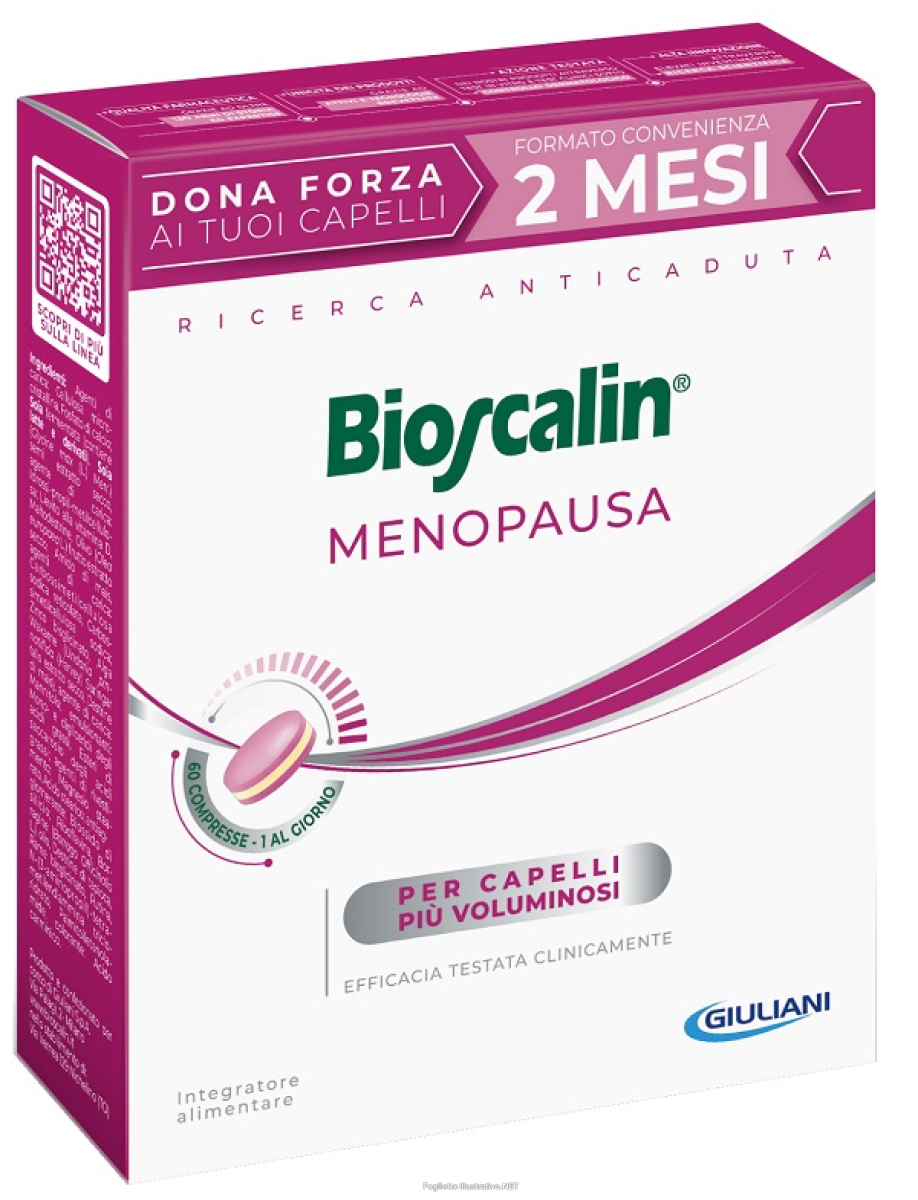 Trova Offerte di bioscalin menopausa - integratore per capelli assottigliati e diradati - 60 compresse - 2 mesi di trattamento e compra online