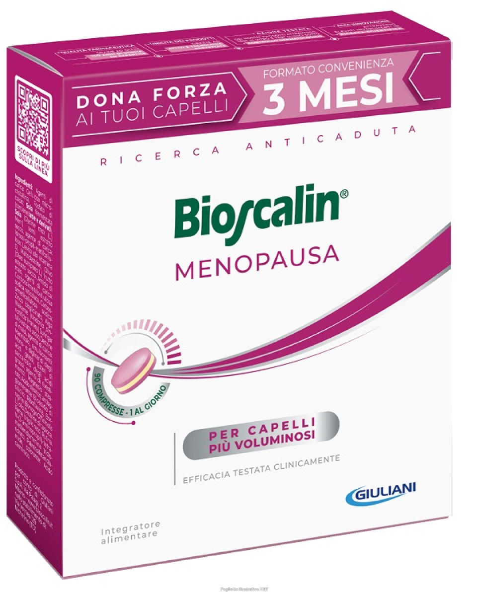 Trova Offerte di bioscalin menopausa - integratore per capelli assottigliati e diradati - 90 compresse - 3 mesi di trattamento e compra online