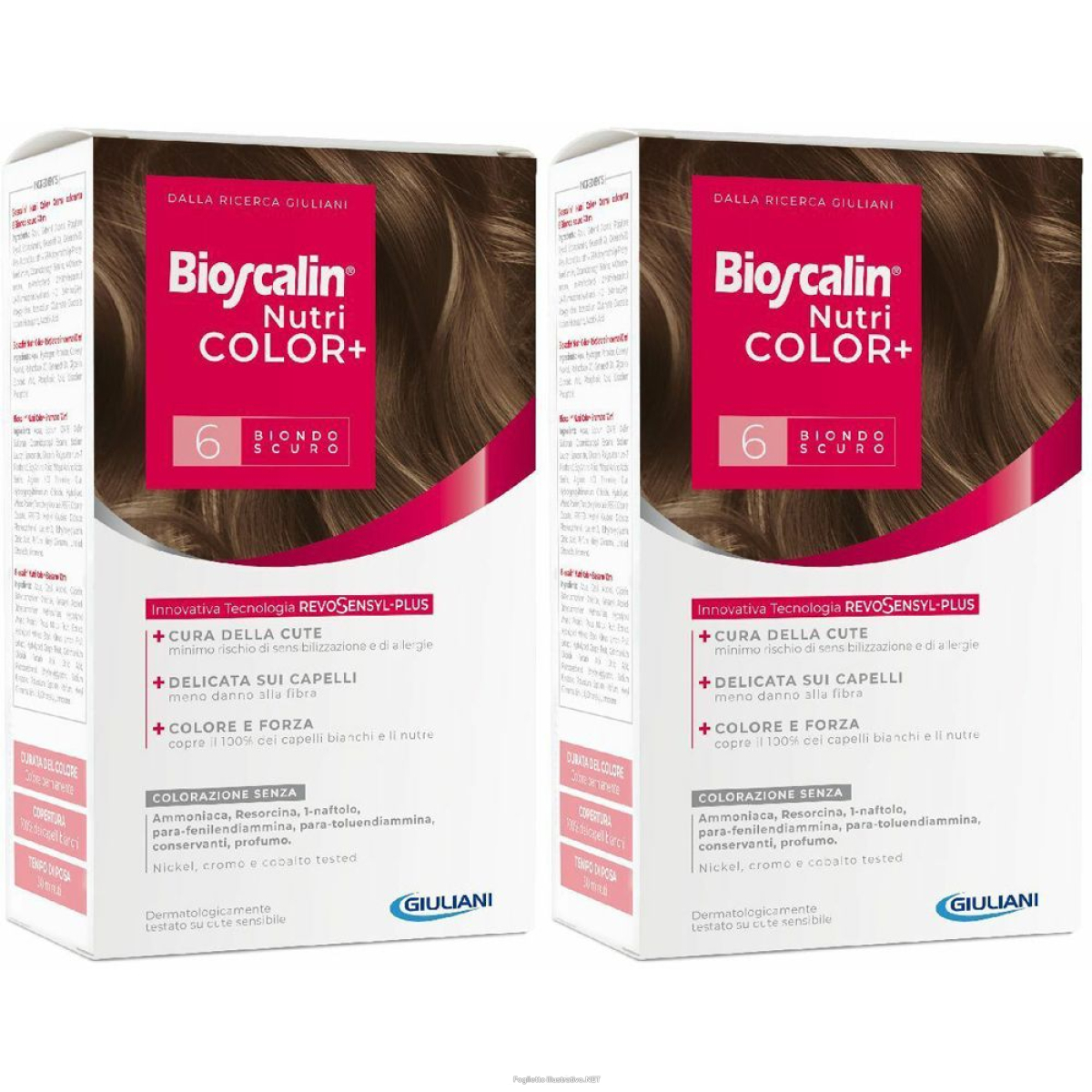 Trova Offerte di bioscalin® nutri color+ 6 biondo scuro set da 2 2x1 pz lozione per cap e compra online