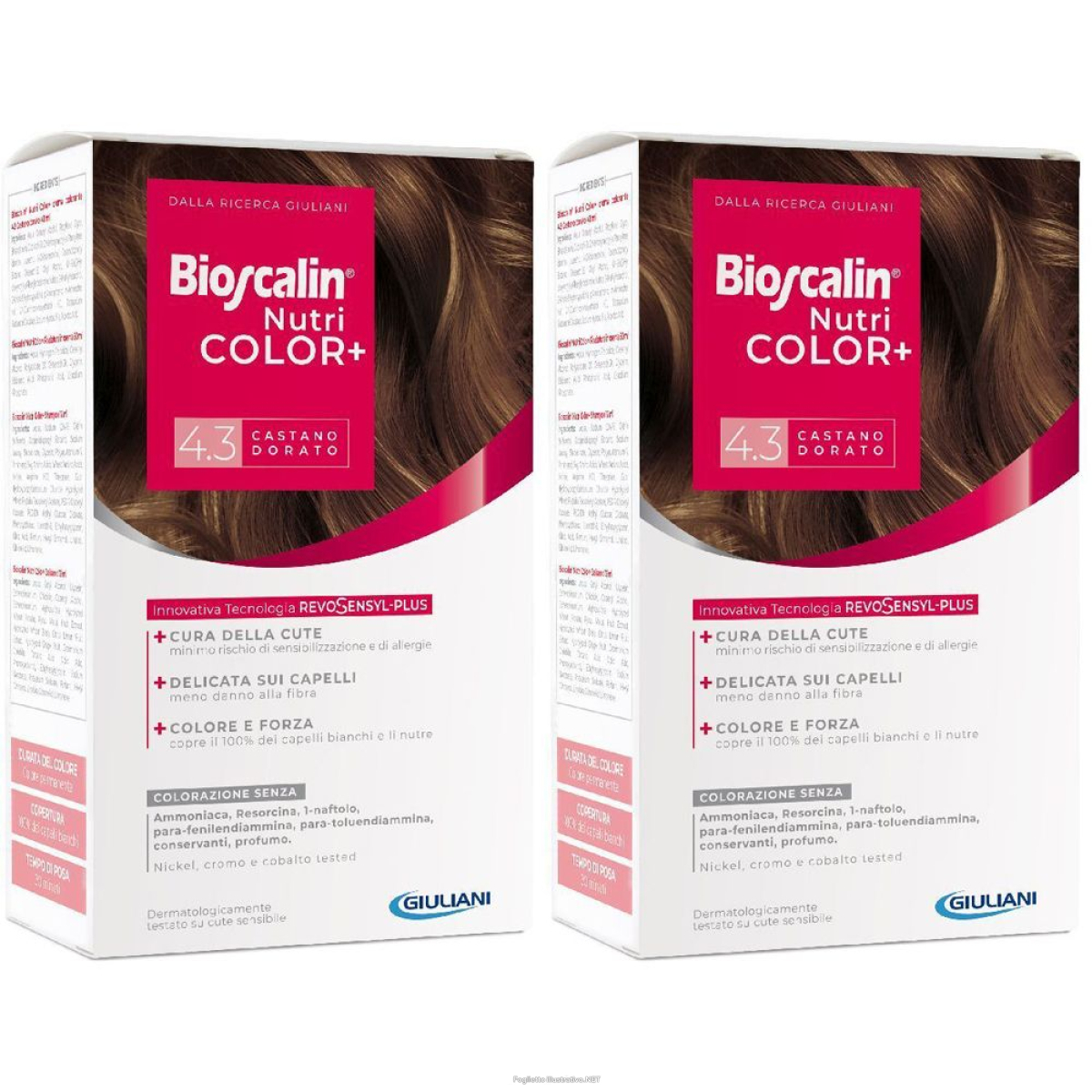 Trova Offerte di bioscalin® nutricolor+ 4.3 castano dorato set da 2 2x1 pz e compra online