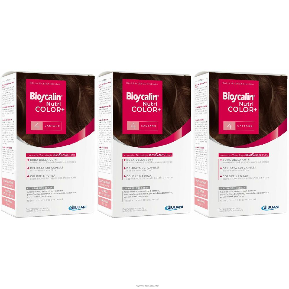 Trova Offerte di bioscalin® nutricolor+ 4 castano set da 3 3x1 pz e compra online