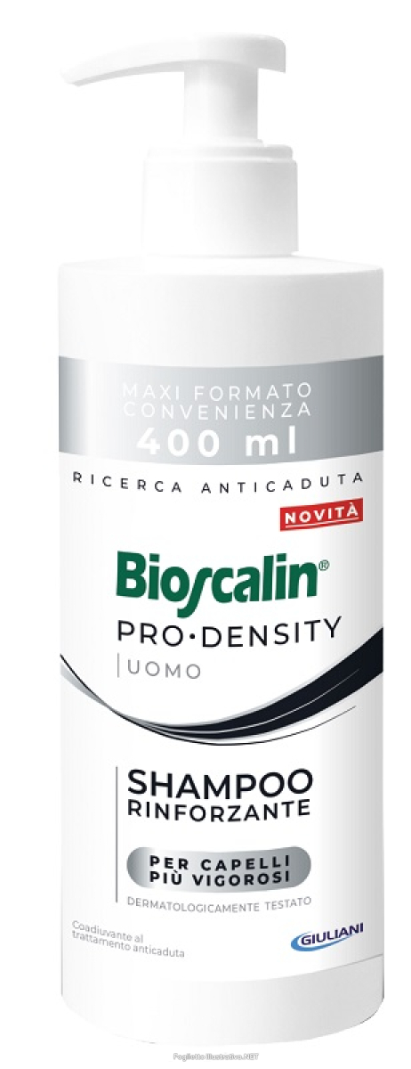Trova Offerte di bioscalin pro density shampoo rinforzante uomo - shampoo per capelli assottigliati e diradati - 400 ml e compra online