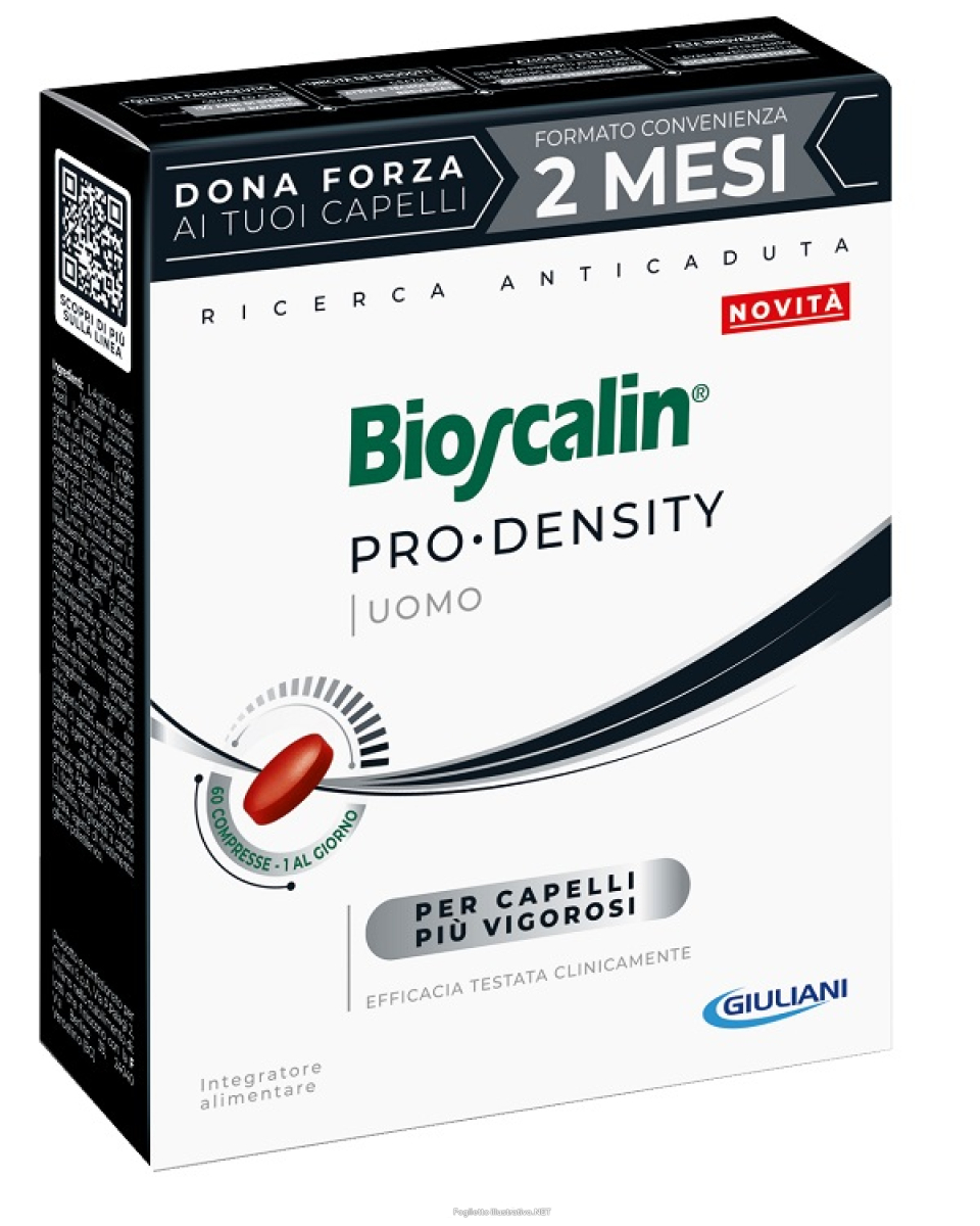 Trova Offerte di bioscalin pro density uomo - integratore alimentare per capelli più vigorosi - 60 compresse - 2 mesi di trattamento e compra online