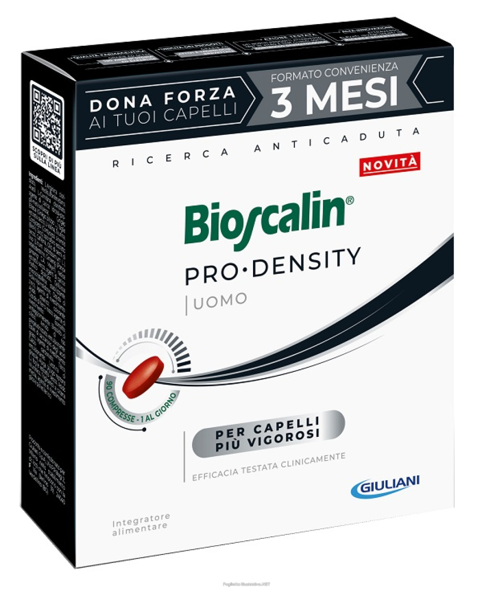 Trova Offerte di bioscalin pro density uomo - integratore alimentare per capelli più vigorosi - 90 compresse - tre mesi di trattamento e compra online