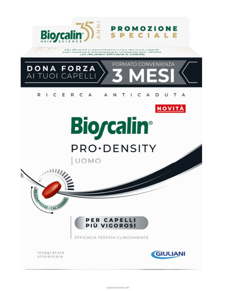 Trova Offerte di bioscalin pro density uomo rinforza capelli 90 compresse e compra online