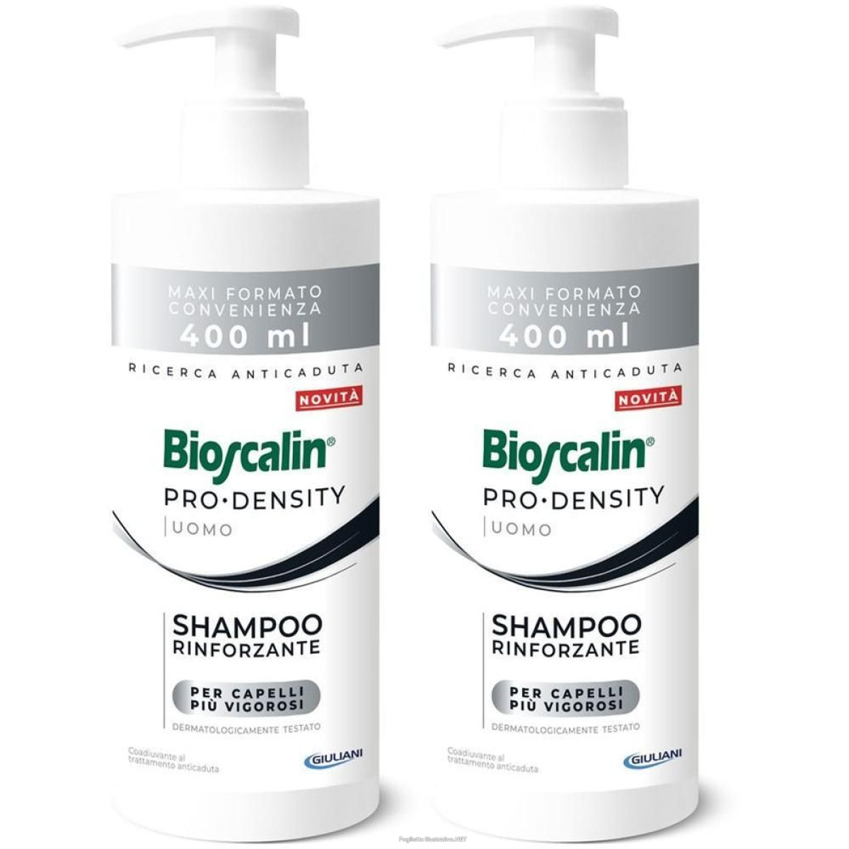 Trova Offerte di bioscalin pro density uomo shampoo rinforzante 2x400 ml e compra online