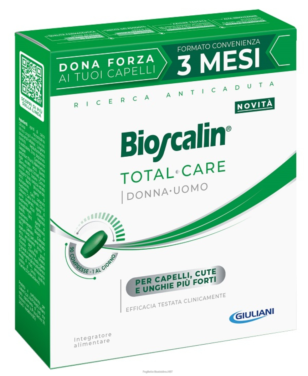 Trova Offerte di bioscalin total care - integratore alimentare contro la caduta dei capelli - 90 compresse - 3 mesi di trattamento e compra online