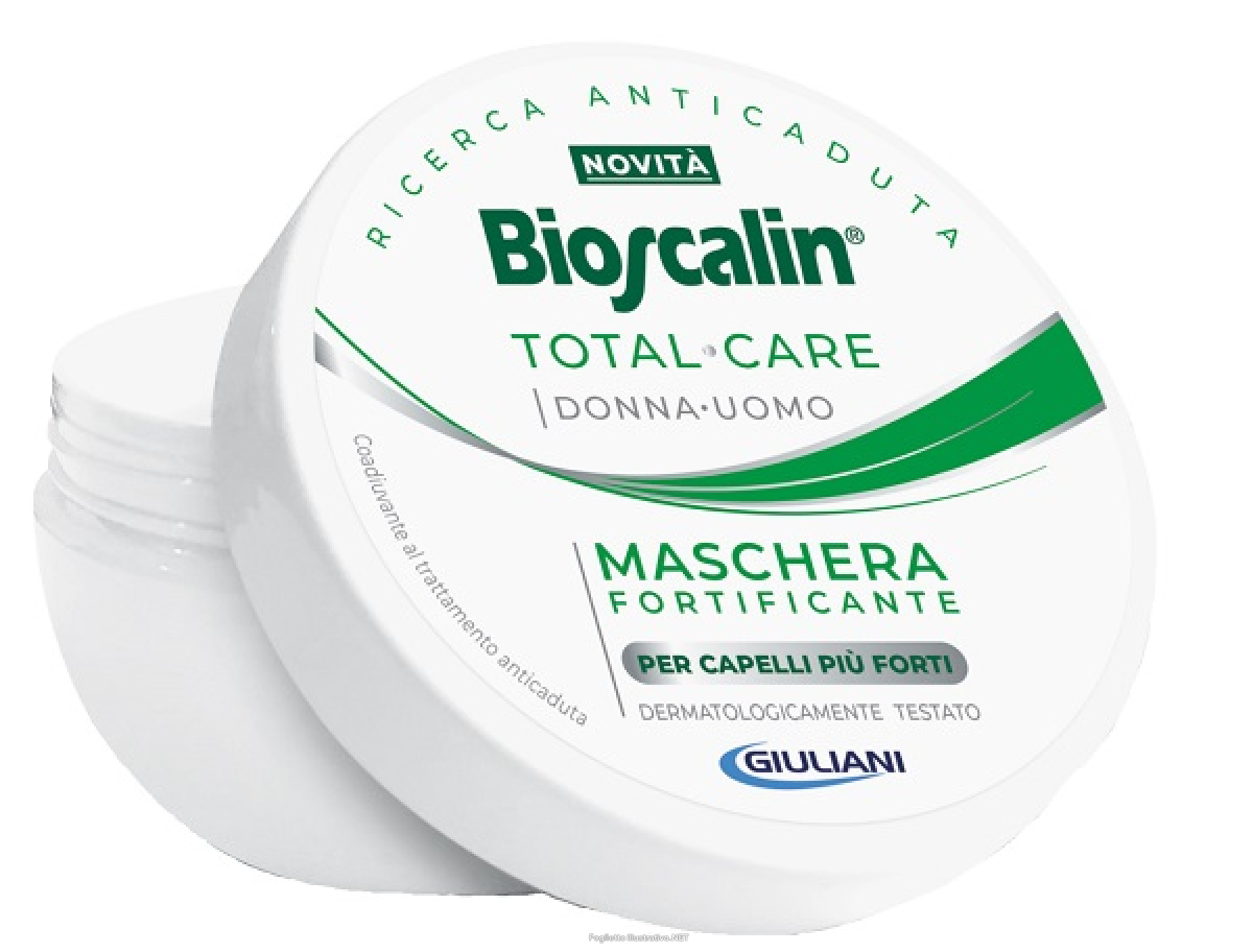 Trova Offerte di bioscalin total care maschera fortificante - ideale per capelli fragili e tendenti alla caduta - 200 ml e compra online