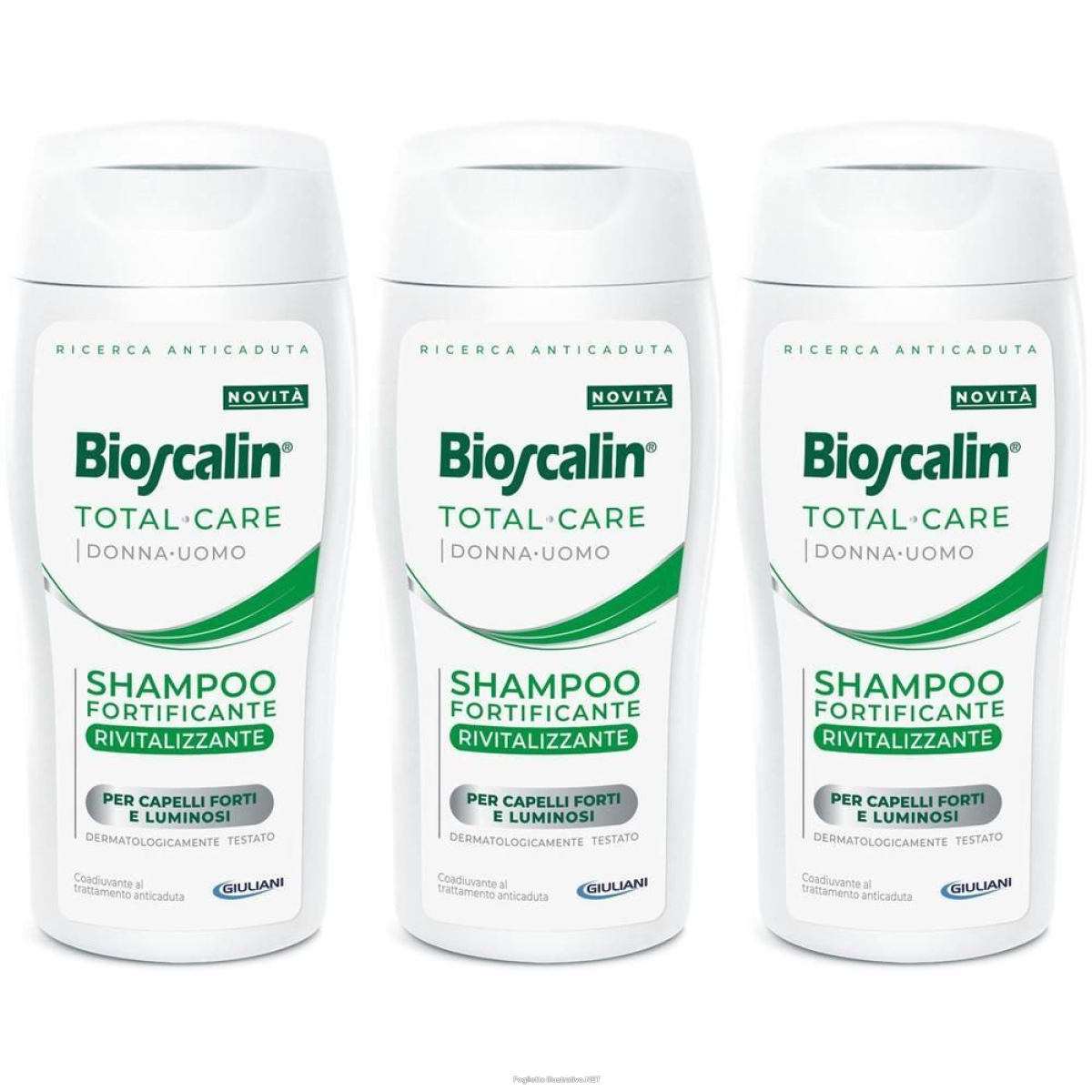 Trova Offerte di bioscalin total care shampoo fortificante rivitalizzante 3x200 ml sham e compra online