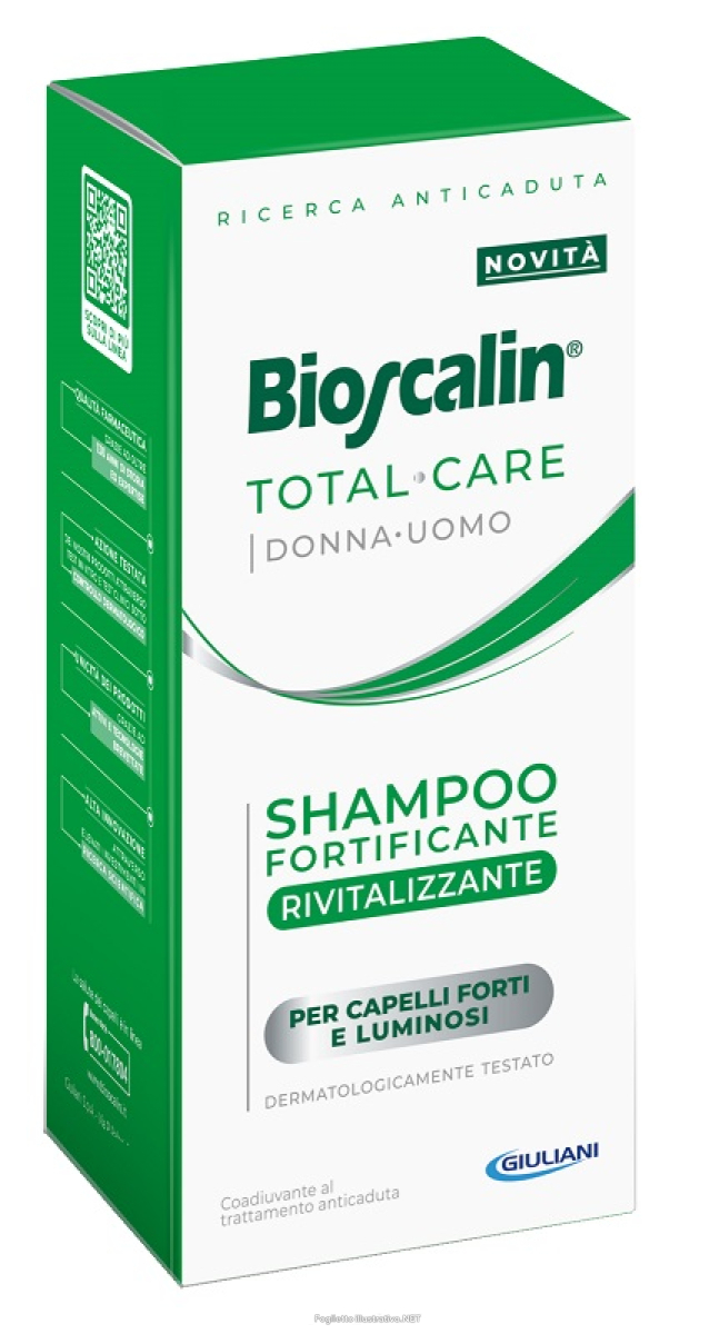 Trova Offerte di bioscalin total care shampoo fortificante rivitalizzante - ideale per capelli deboli di uomo e donna - 200 ml - nuova formula e compra online
