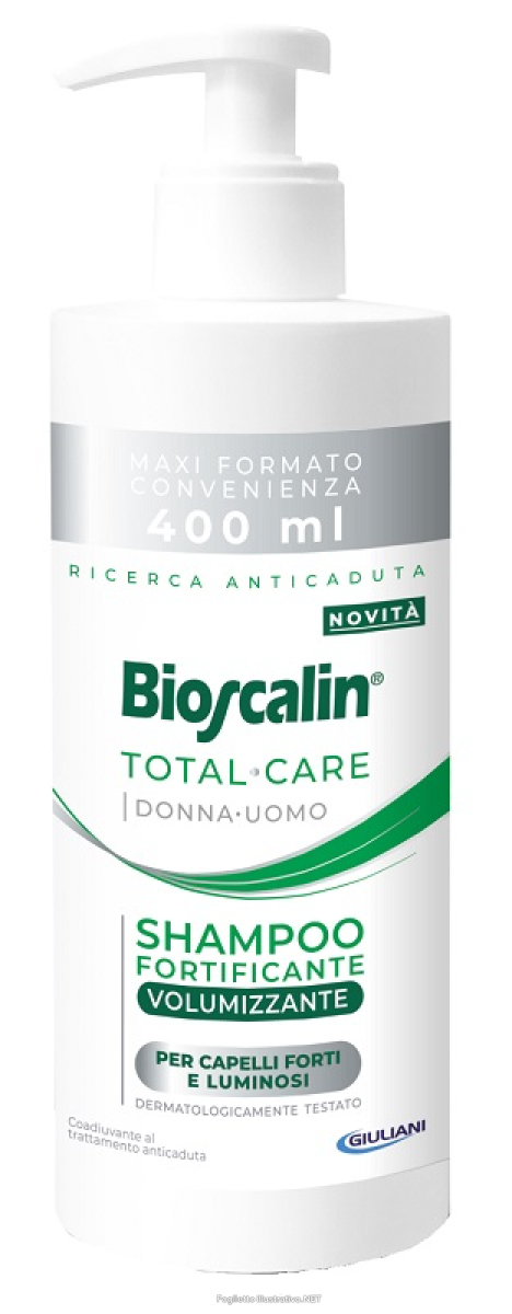 Trova Offerte di bioscalin total care shampoo fortificante volumizzante - ideale per capelli deboli di uomo e donna - 400 ml - nuova formula e compra online