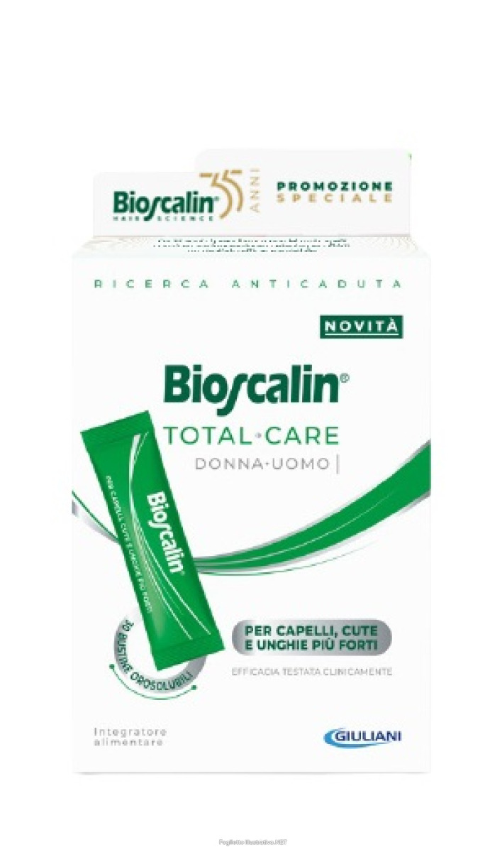 Trova Offerte di bioscalin total care uomo - donna per capelli, cute e unghie più forti 30 bustine e compra online