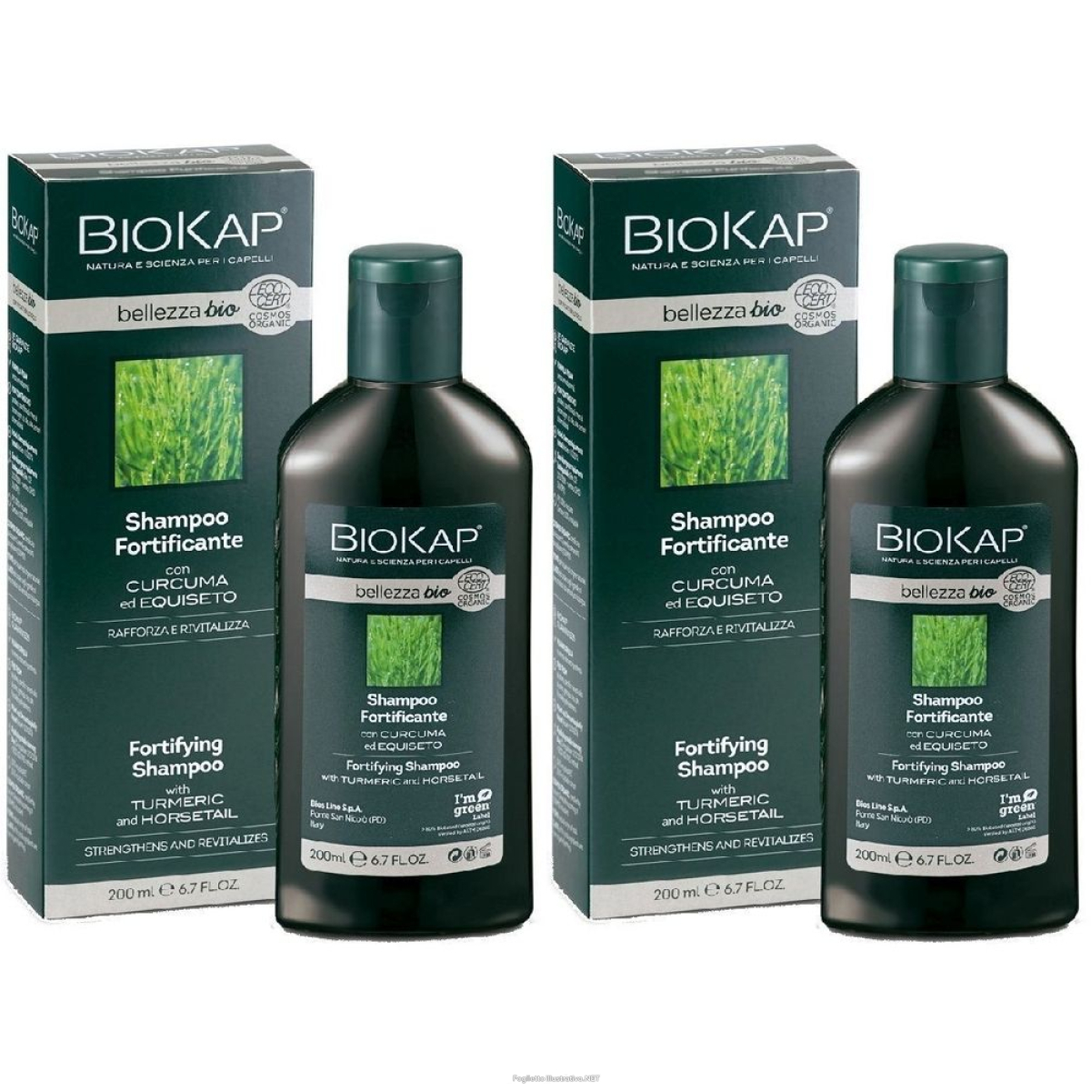 Trova Offerte di biosline biokap® shampoo fortificante certificato biologico set da 2 e compra online