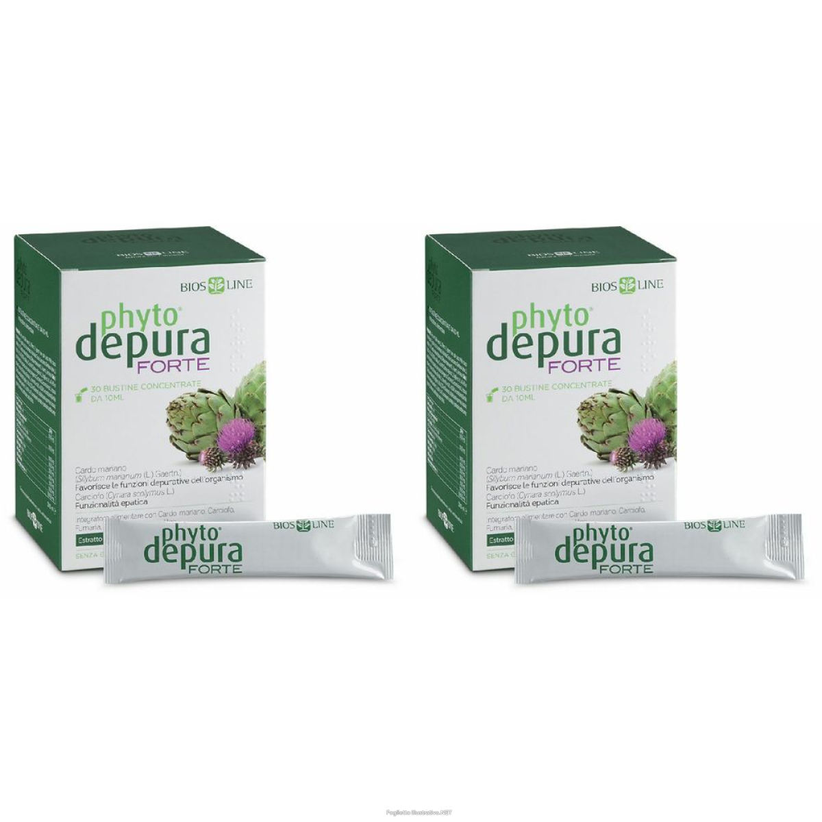 Trova Offerte di biosline phytodepura® forte bustine concentrate set da 2 2x300 ml bust e compra online