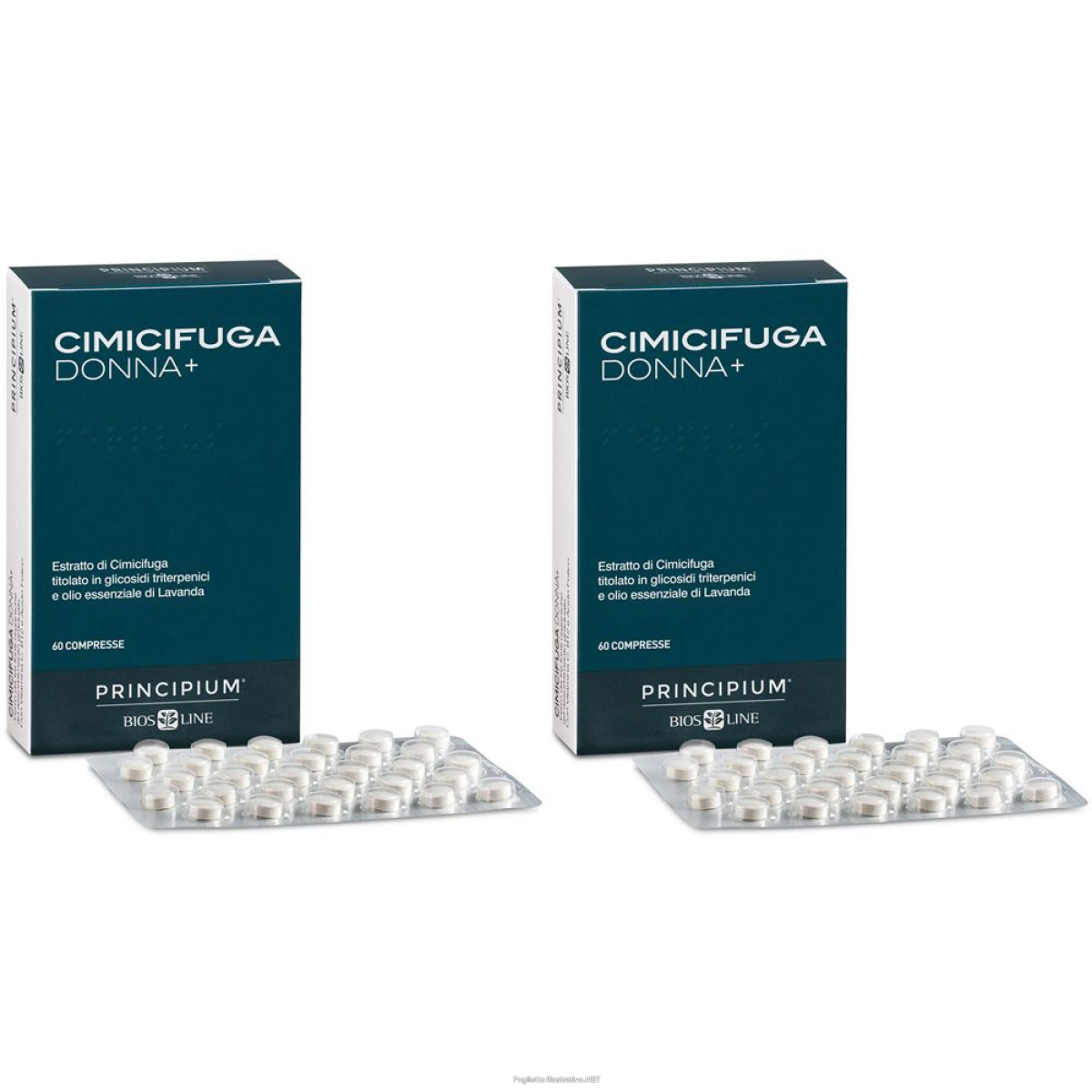 Trova Offerte di biosline principium® cimicifuga donna+ set da 2 2x27 g compresse e compra online