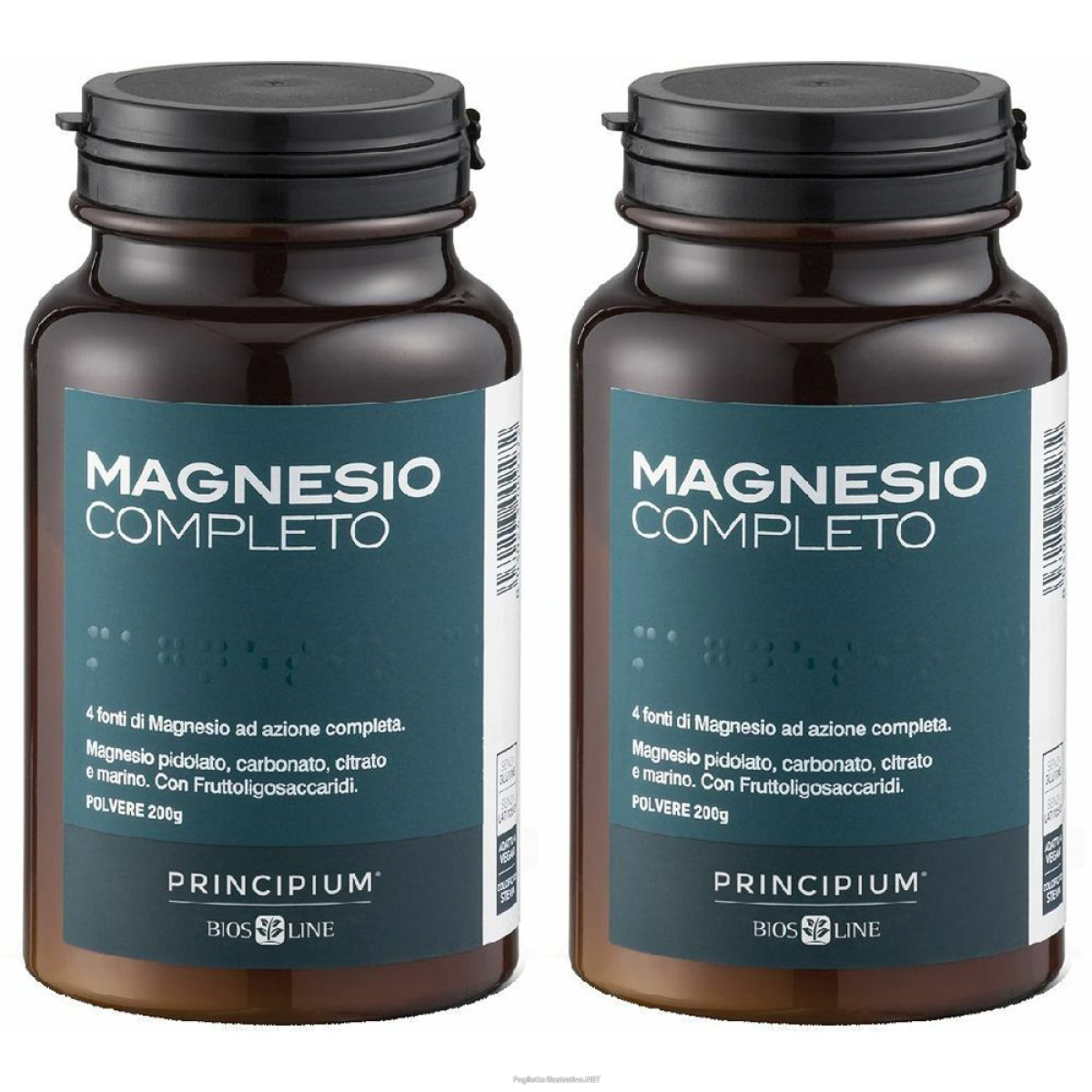 Trova Offerte di biosline principium® magnesio completo set da 2 2x200 g polvere per so e compra online