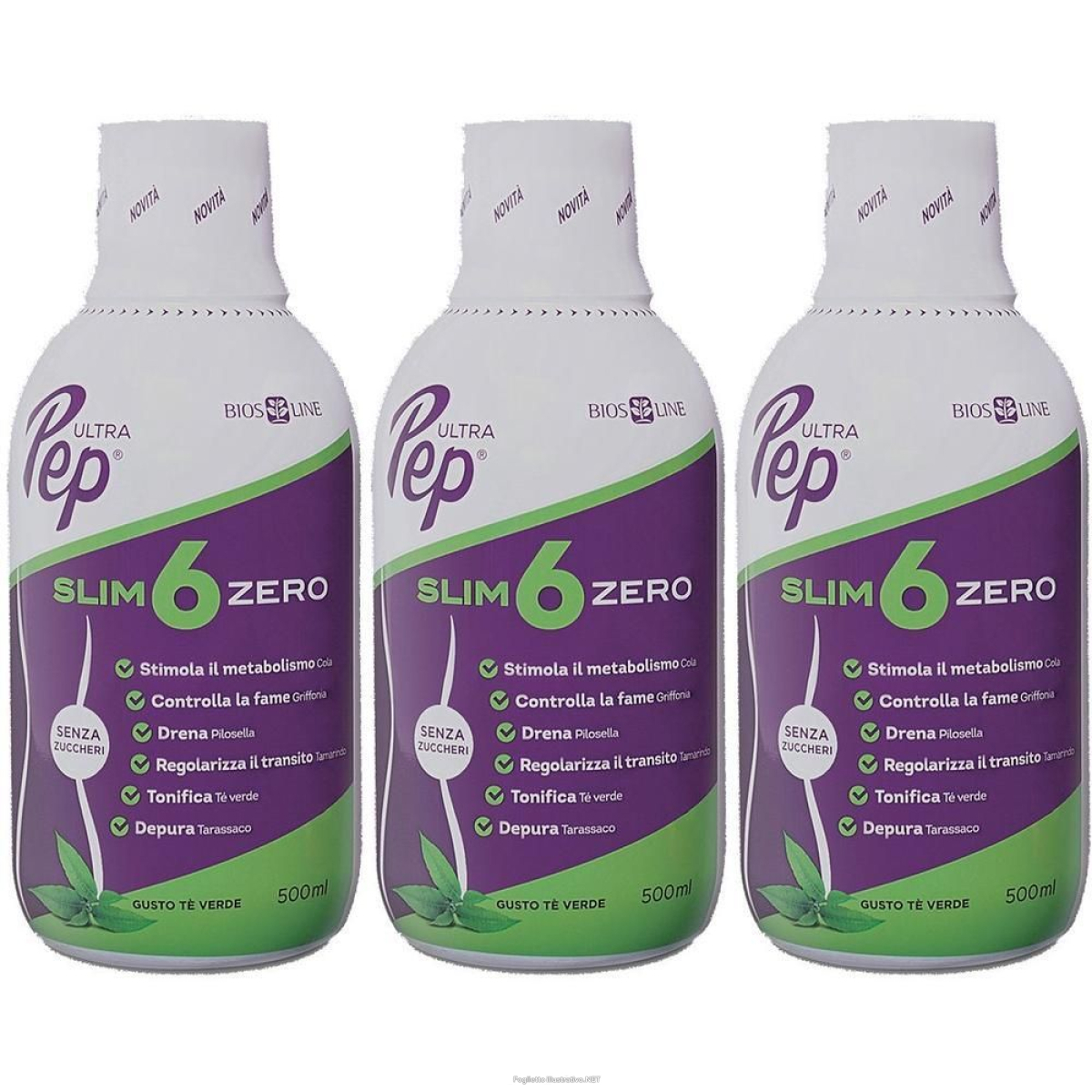 Trova Offerte di biosline ultra pep® slim 6 zero tè verde 3x500 ml soluzione orale e compra online