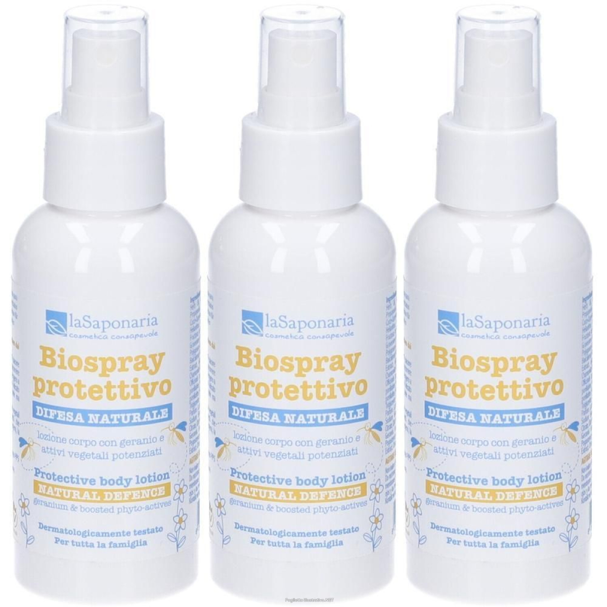 Trova Offerte di biospray protettivo - difesa naturale 3x100 ml spray e compra online
