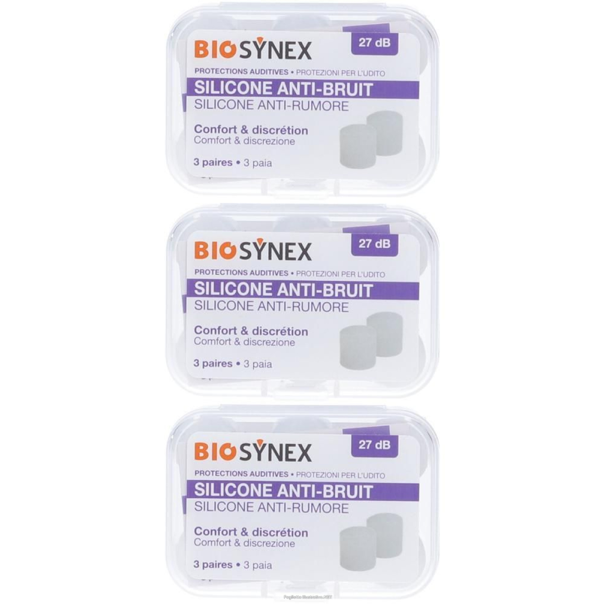 Trova Offerte di biosynex protezione uditiva silicone trasparente 3 paia st e compra online