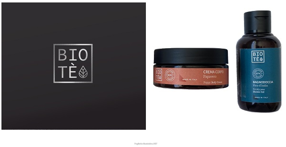 Trova Offerte di biote' kit 1 bagno doccia fico d'india 100ml+1 crema corpo papavero 100 ml e compra online