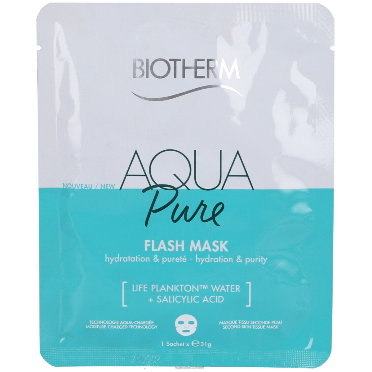Trova Offerte di biotherm aquasource aqua pure flash maschera viso 35 ml viso e compra online