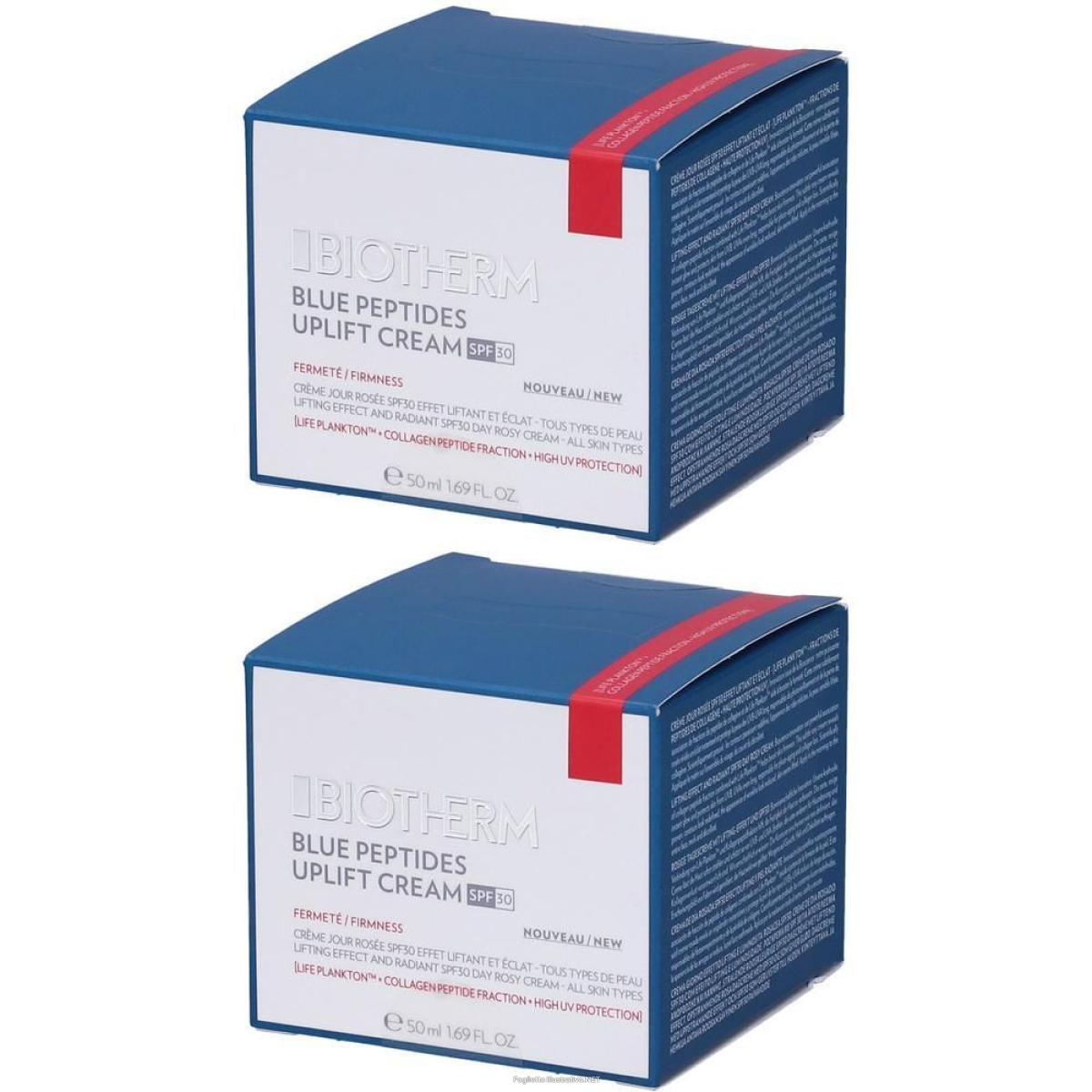 Trova Offerte di biotherm blue peptides uplift crema spf30 2x50 ml e compra online
