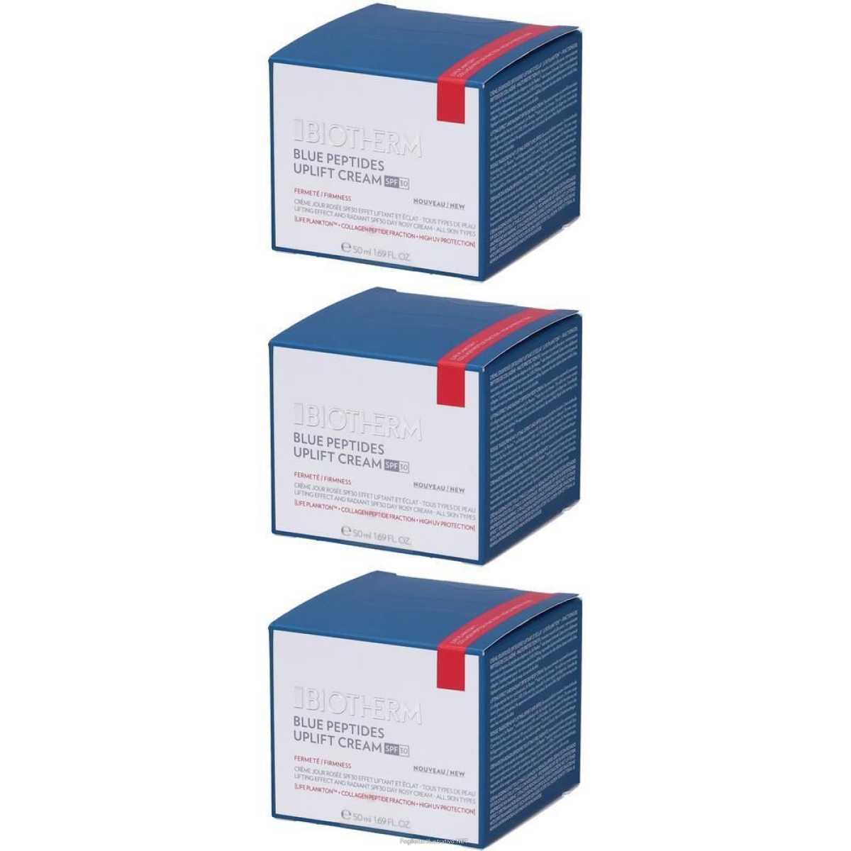 Trova Offerte di biotherm blue peptides uplift crema spf30 3x50 ml e compra online