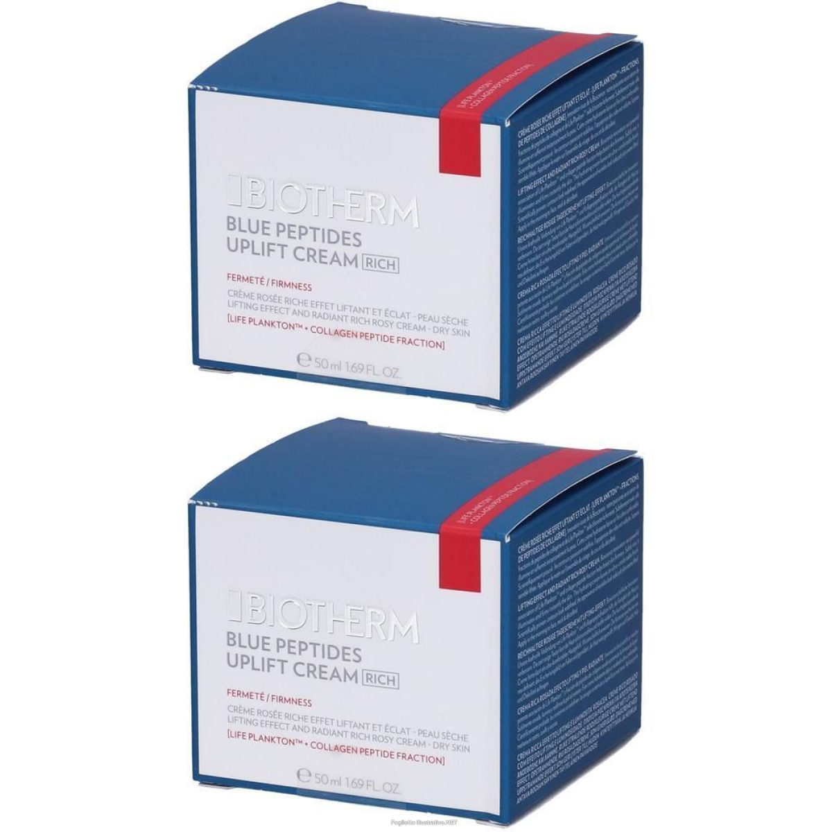 Trova Offerte di biotherm blue peptides uplift rich crema 2x50 ml e compra online