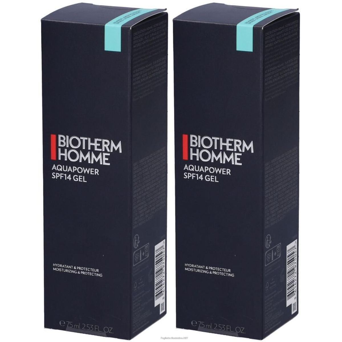 Trova Offerte di biotherm homme aquapower spf14 gel 2x75 ml e compra online