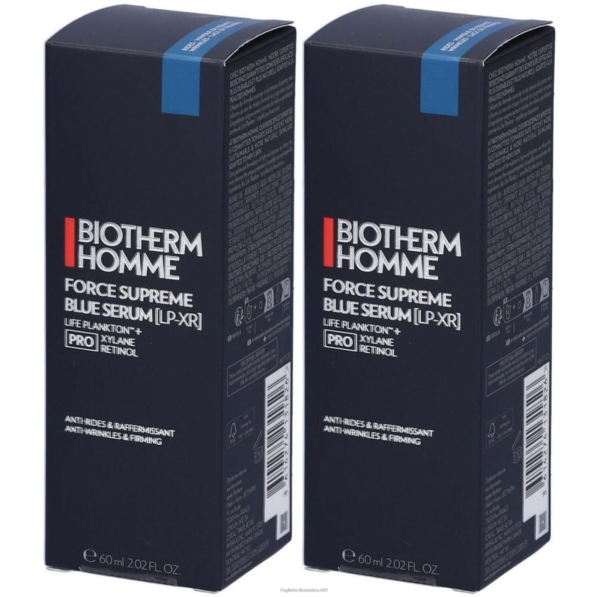 Trova Offerte di biotherm homme force supreme blue serum [lp-xr] 2x60 ml e compra online