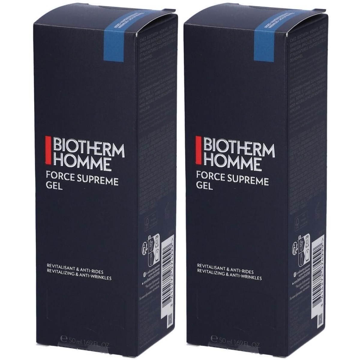 Trova Offerte di Biotherm Homme Force Supreme Gel Anti-Età 2x50 ml e compra online