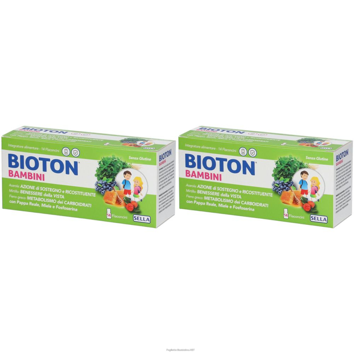 Trova Offerte di bioton® bambini set da 2 2x14 pz flaconcini bevibili e compra online