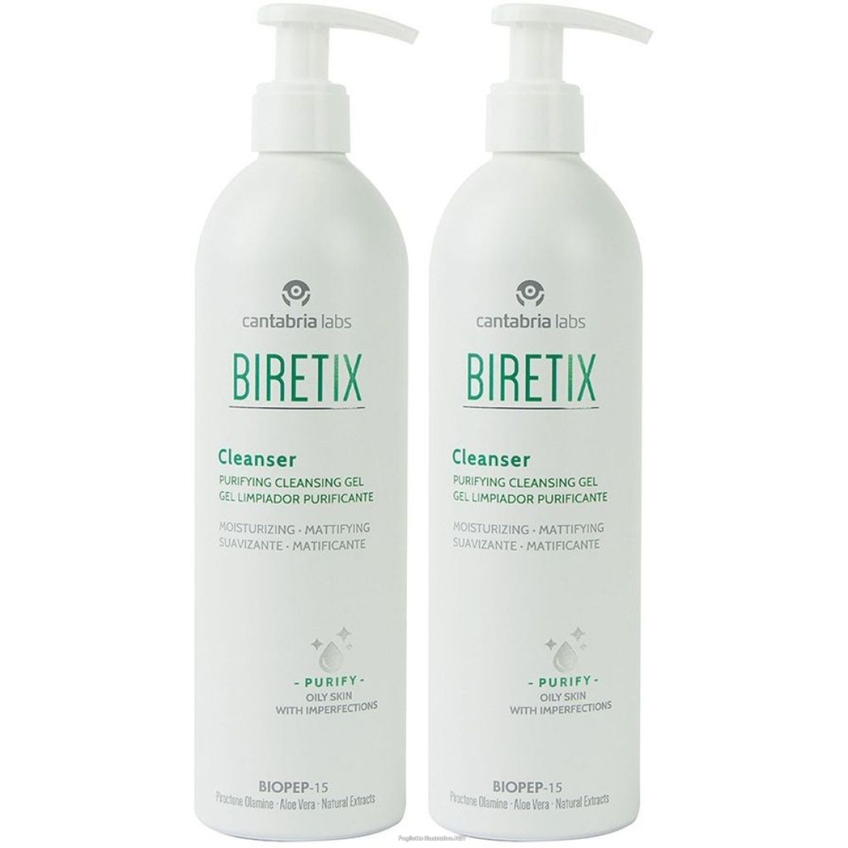 Trova Offerte di biretix cleanser detergente purificante set da 2 2x400 ml e compra online